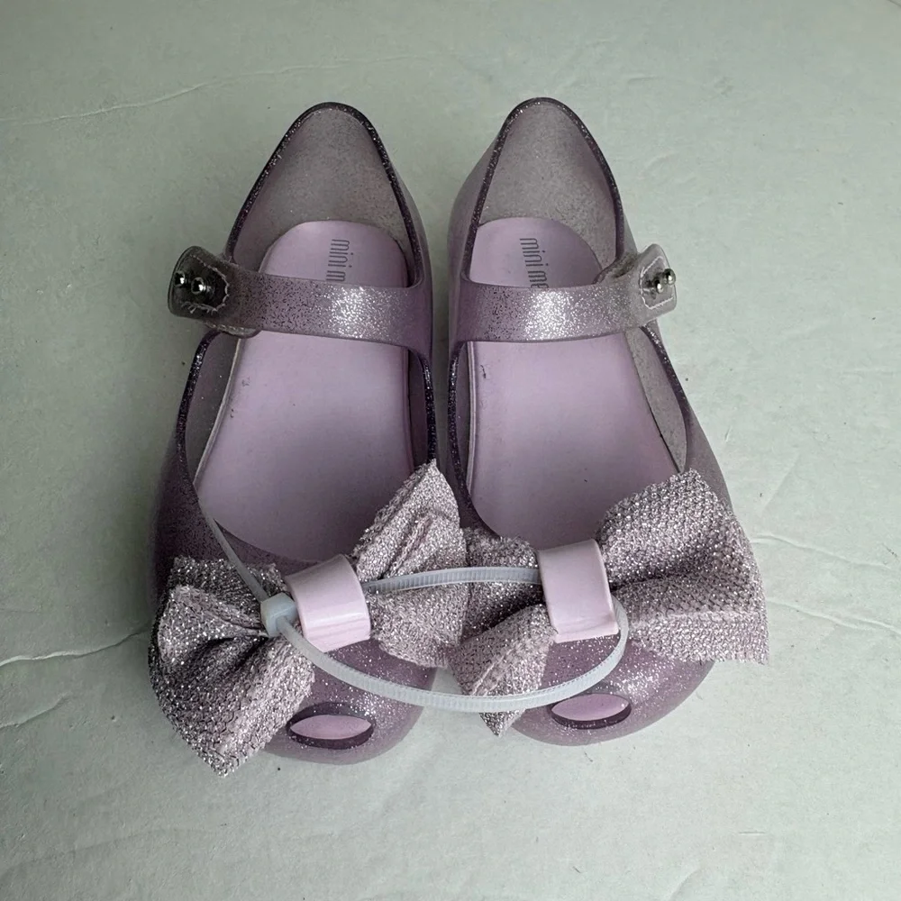 NEW Mini Melissa Kids' Ultragirl Sweet X Mary Jane Flat size 9
